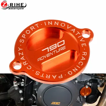 

Motorcycle Accessories Aluminum Engine Filter Cover Cap Fluid Reservoir Oil Cup For KTM 790 Adventure R/S 790ADVENTURE R/S 2019