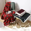 Plaid for Beds Coral Fleece Blankets Plaids Bedsure Flannel Fuzzy Bedspreads Soft Warm Plush Blankets for Bed Christmas Gift 6