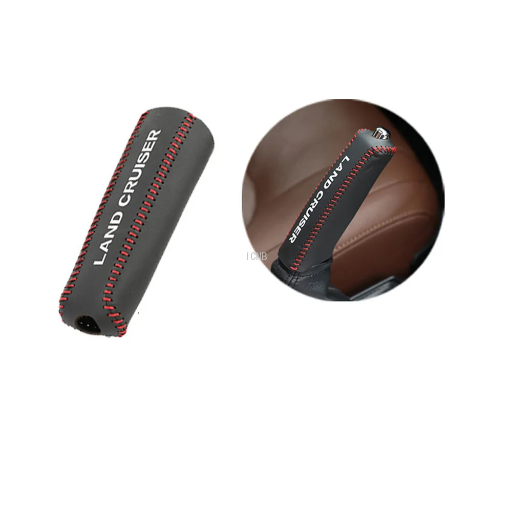 Automatic Leather Gear Hand Brake Cover for Toyota Land Cruiser 200 LC200