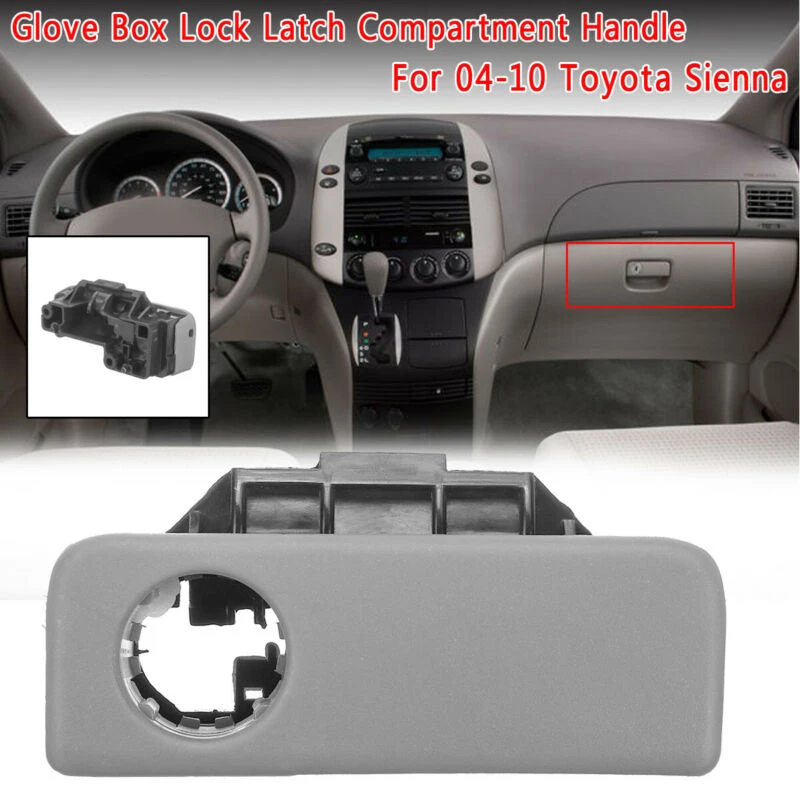

Auto Glove Box Lock Latch Compartment Handle Durable For Toyota SIENNA 2004-2010