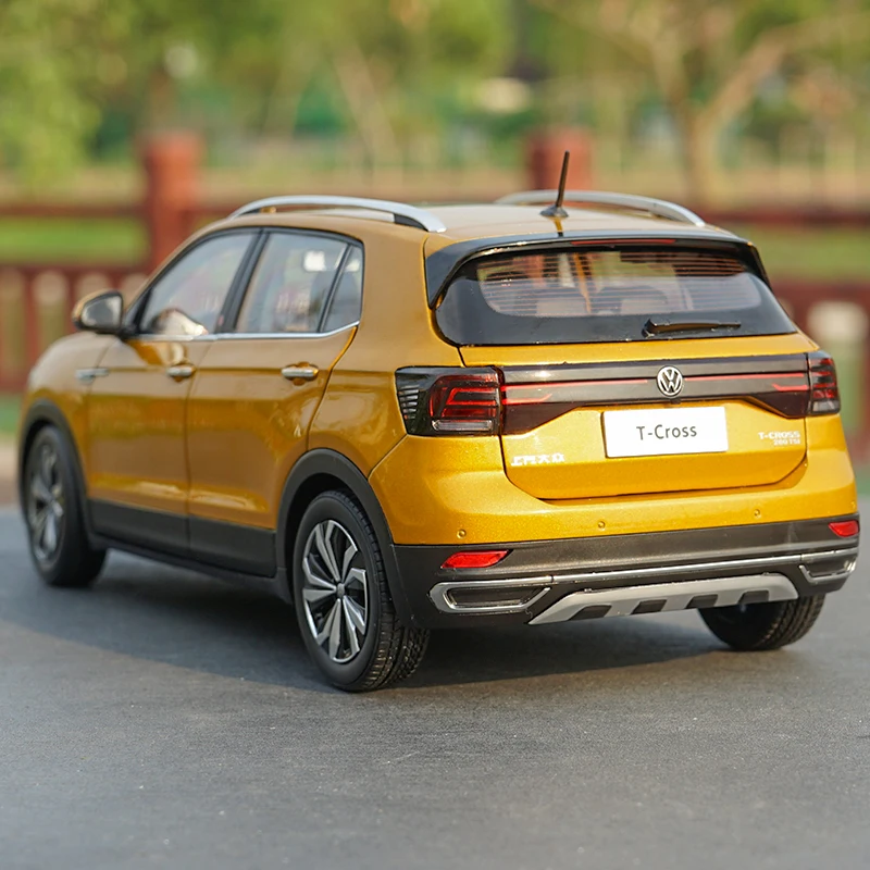 1:18 Высокая тщательная VW T-CROSS SUV сплав модель автомобиля статические металлические модельные автомобили с оригинальной коробкой