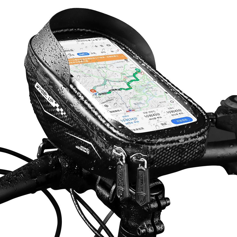 

Bicycle Handlebar Bag Touch Screen Mobile Phone Case Rainproof Road Cycling MTB Bike Front Tube Bag Bicycle Accessories