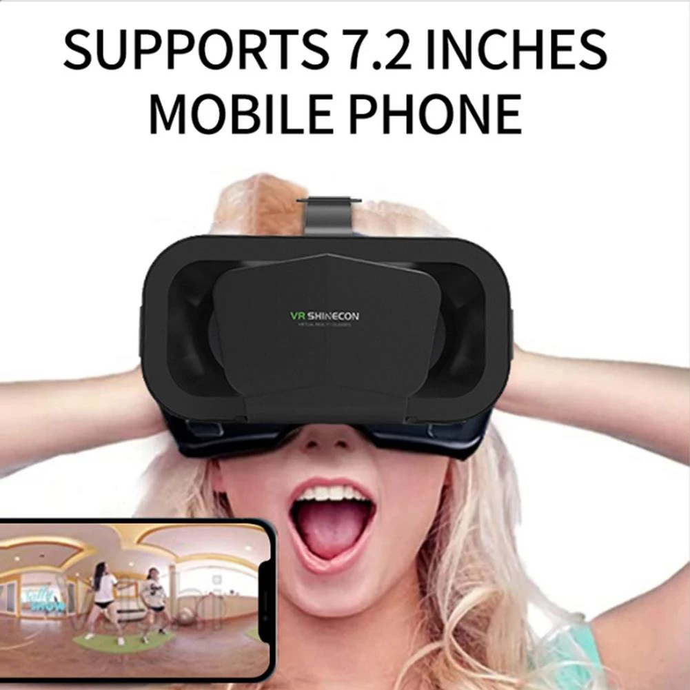 For 4.7-7.0 Inches/Android/WIN/IOS Smartphone Head-mounted 3D VR Headset Virtual Reality Glasses For Phone Movies Video Games