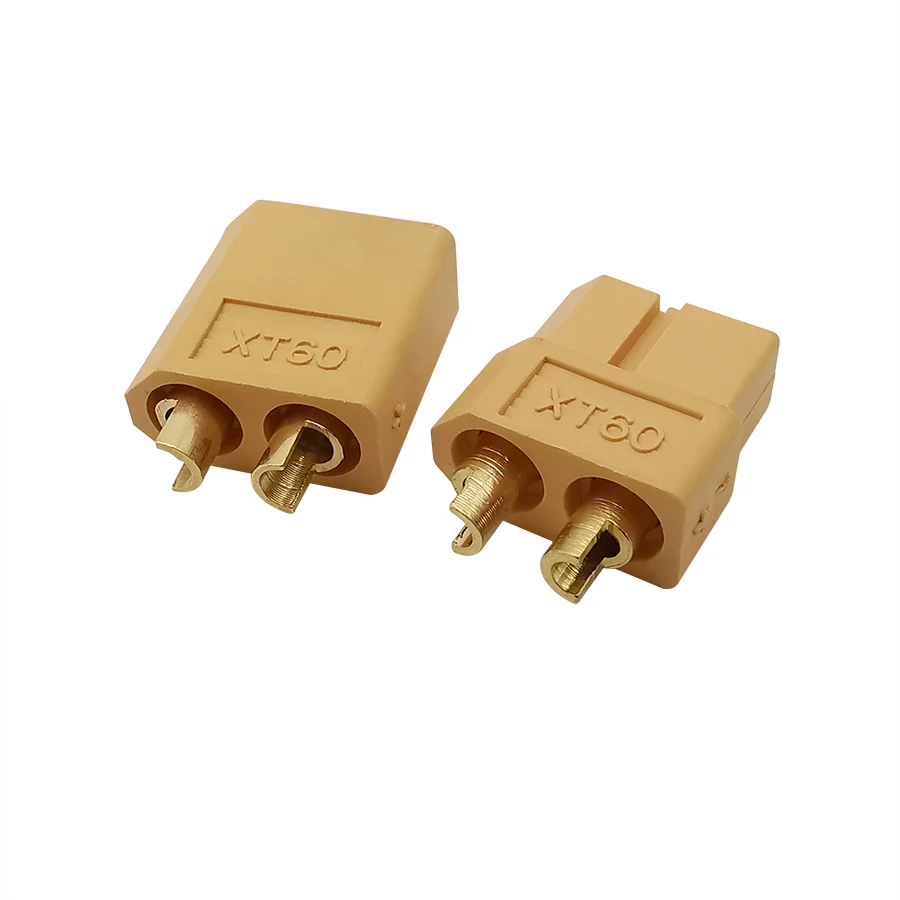 

50 Pairs XT60 XT-60 Gold-plated Plug Male Female Bullet Connectors for RC Lipo Battery Quadcopter Multicopter