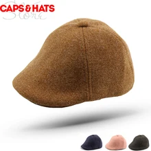 Шерстяные теплые Детские береты однотонные Sombrero Mujer детские зимние шапки для мальчиков и девочек Boina Peaky biller Baby Bere Y069