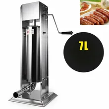 7L Коммерческая ручная машина для производства колбасы из нержавеющей стали