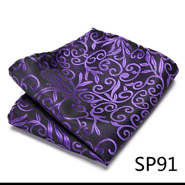 Newest style  Brand Factory Sale Top grade  Pocket Square Paisley Dropshipping Clothing accessories Memorial Day Fit Workplace