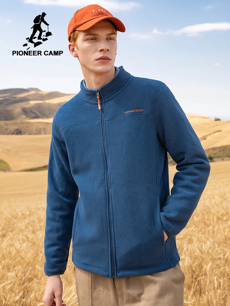 Мужская Флисовая Куртка Pioneer Camp теплая толстовка на молнии одежда для осени 2019 |