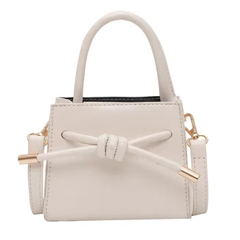 

2020 New Fashion Women's Bag Simple Small Square Bag Lady Temperament Shoulder Crossbody Bag Solid Color Handbag D800