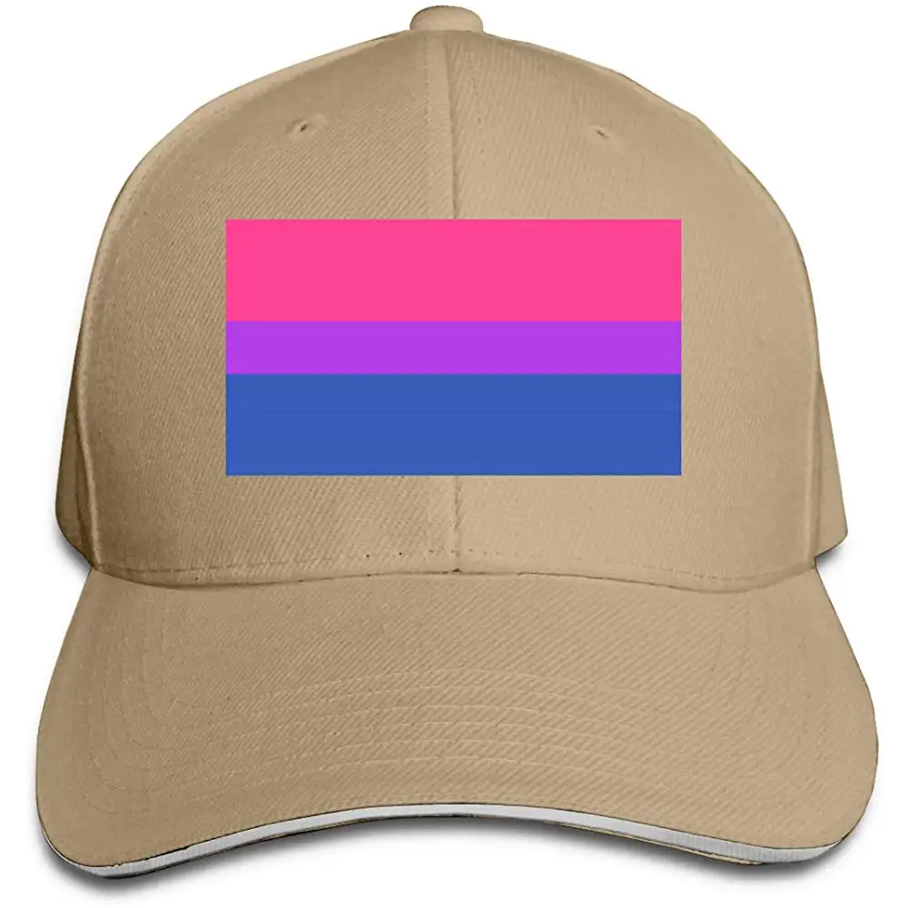 Для мужчин и Для женщин бисексуальный Прайд флаг Бейсбол шляпа Бейсбол Кепки