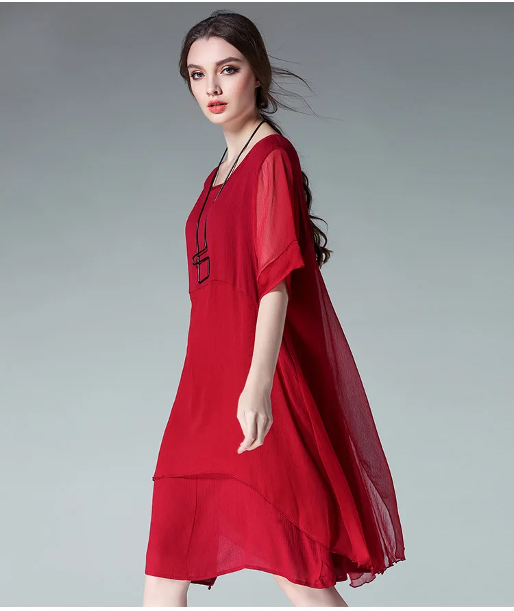 Boho 2 шт., женское платье большого размера, весна, свободное шифоновое платье, 4XL размера плюс, Женская офисная одежда, vestidos de festa