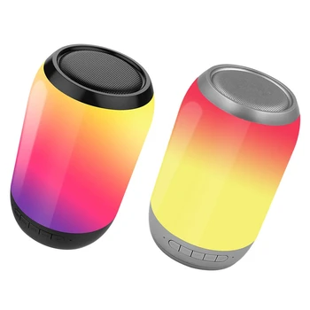 

Wireless Speaker Portable Speaker FM Radio Color Light Woofer Speakers Computer Outdoor Mini Loudspeaker
