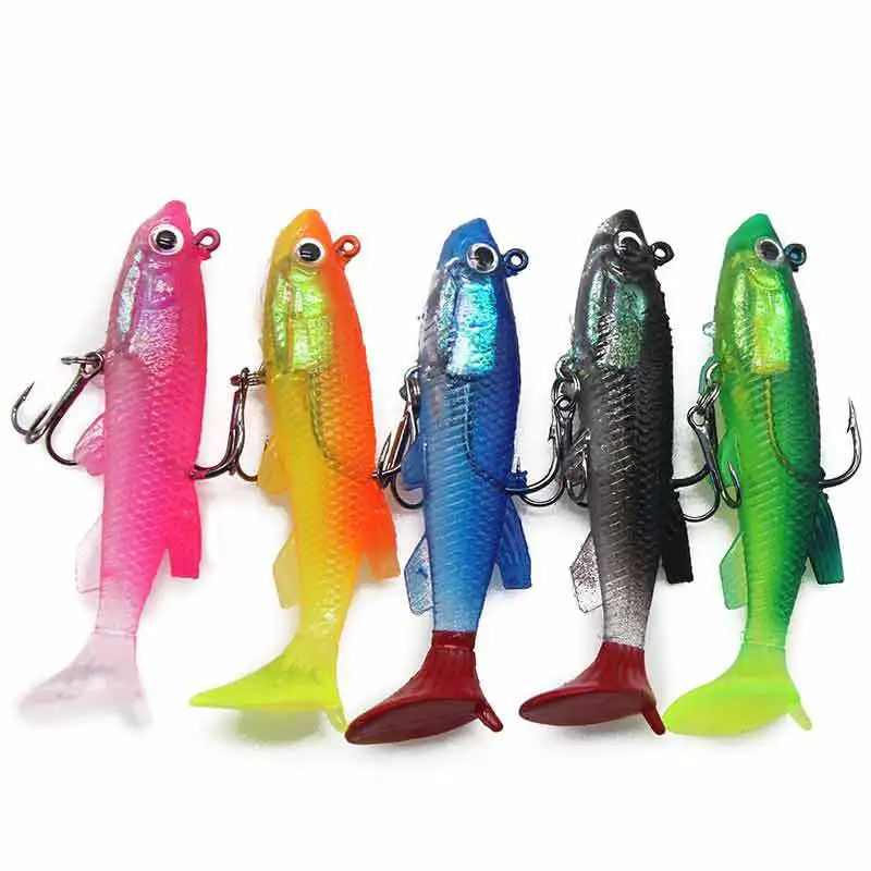 

Lure Bionic New Style 12 Grams T-Tail Lead Plating Fish Bag Lead Soft Bait Lead Fish Head-Shaped Lure