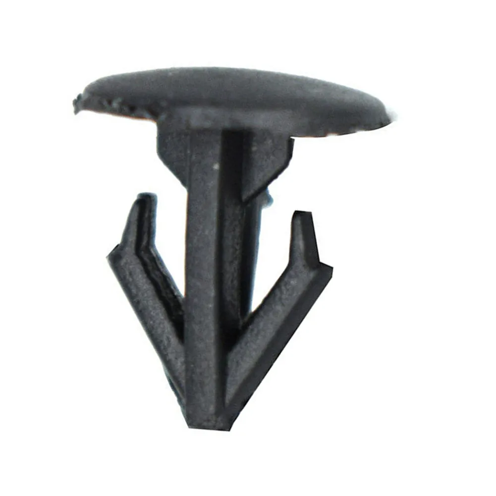 

Moulding Clips W/ Sealer 100pcs Accessories Black Car For Honda Hood Nylon Retainer Universal Practical Durable