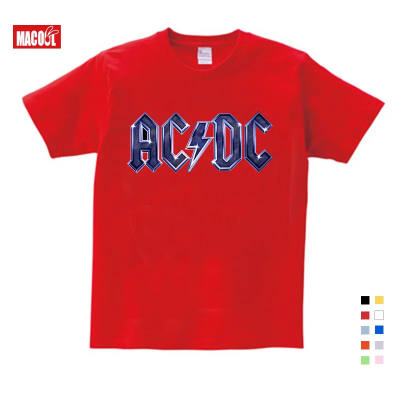 ACDC; модные толстовки с капюшоном для детей; забавная одежда; толстовки с капюшоном в стиле рок; повседневные топы для мальчиков и девочек; одежда для малышей; толстовки - Цвет: Kids T-shirt