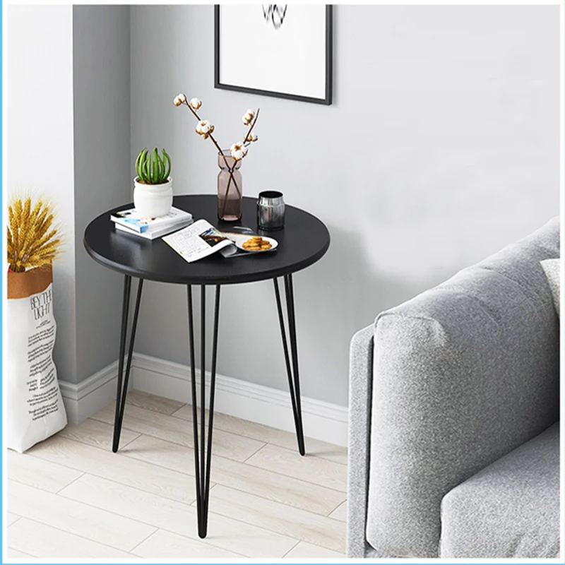 coffee table Living room furniture Side modern Home iron tables simple light luxury Nordic sofa round corner |
