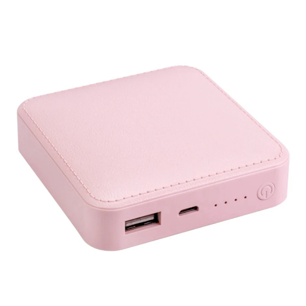 7800mAh power Bank 2.1A lcd Быстрая зарядка внешний аккумулятор зарядное устройство - Цвет: Розовый
