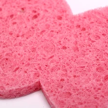 3 шт натуральное деревянное волокно Очищающая моющая губка Очищающая губка для отшелушивания пуховка для лица моющее средство для лица