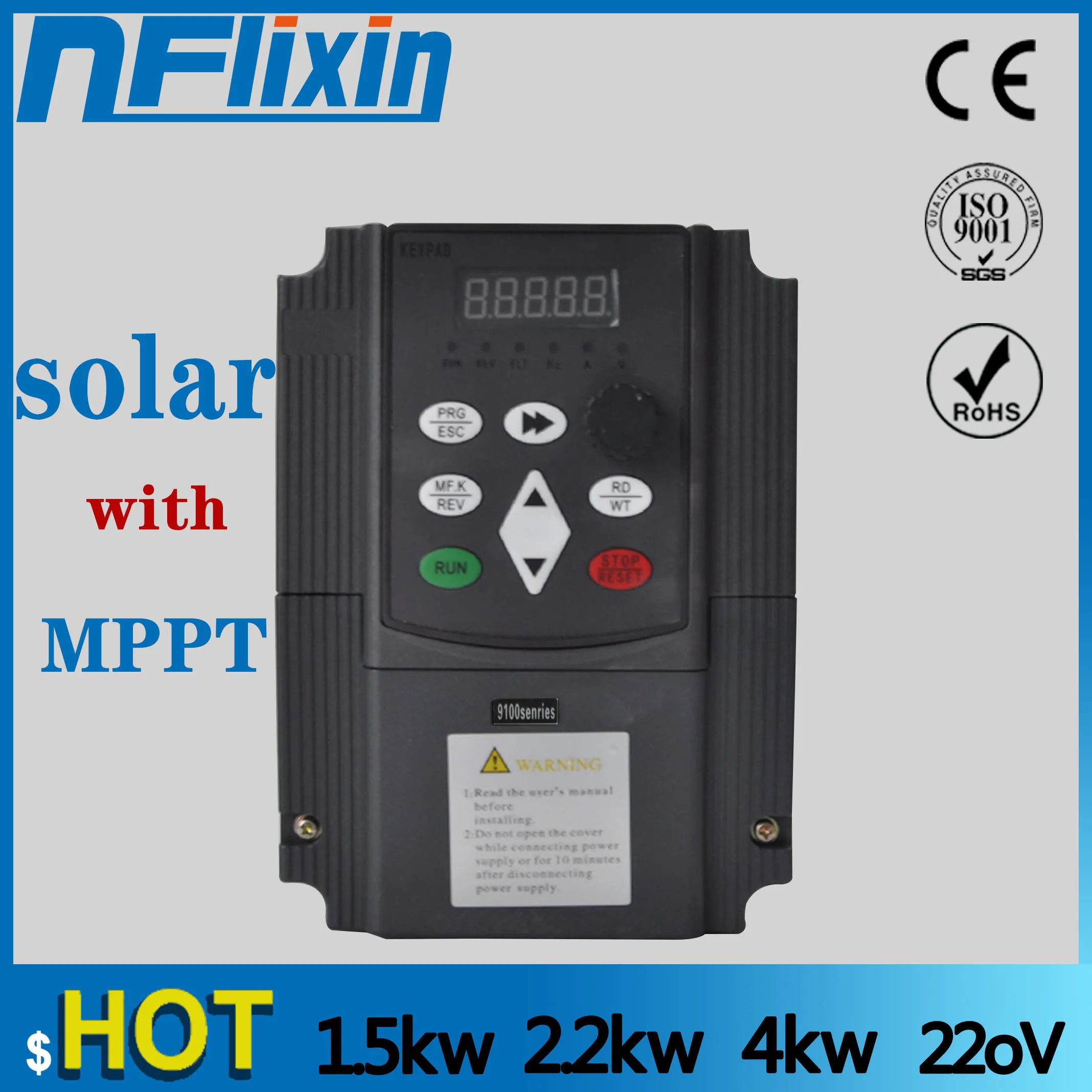 220V 2.2KW DC Input Solar Photovoltaic Compressed Pool Water Pump Inverter Converter of DC-to-AC 3 Phase Output with MPPT | Обустройство