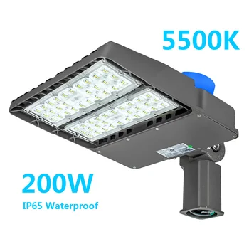 

2 Pack LED Street Light 18000lm 110V-277V Lamp LED Parking Lot Light Outdoor Dusk To Dawn Patio Lights waterproof Garage Court