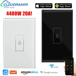 Tuya – interrupteur intelligent pour chaudière Wifi, 20a, 4400w, avec minuterie, pour chauffe eau, fonctionne avec Alexa et Google Home 