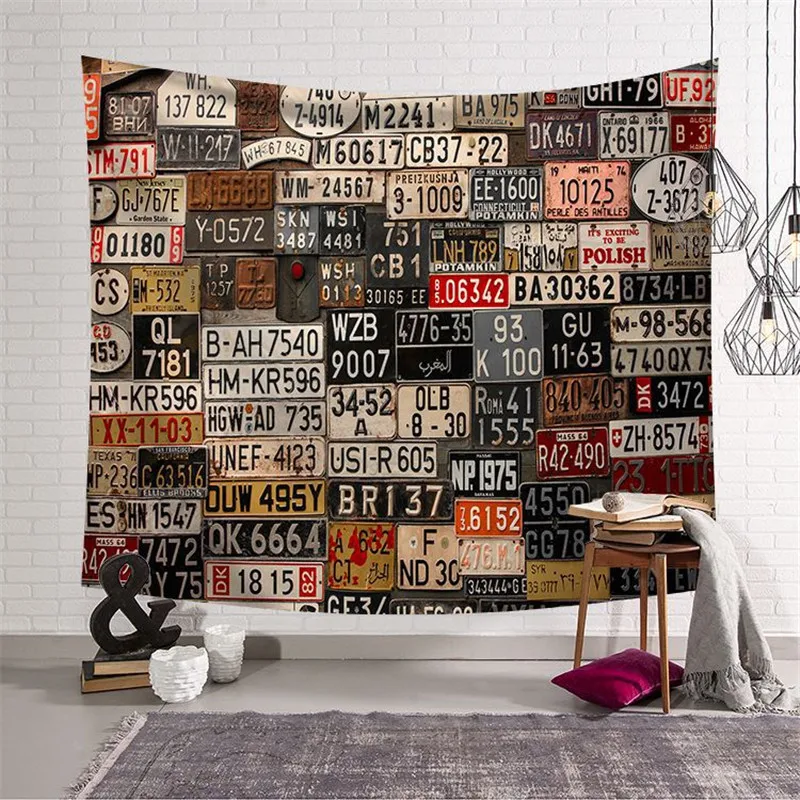 

Cilected 3D Stone Wall Cloth Tapestry Dormitory Fabric Painting Decorative Wall Hanging Tapestry Rectangular Background Decor