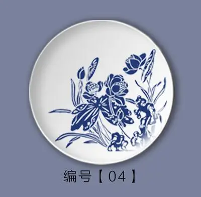JBlue и белая керамическая подвесная пластина творчески оформленное блюдо керамическая тарелка подвесная Настенная Декорация - Цвет: 4