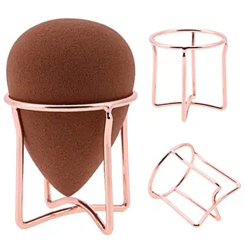 

1PC Metal Makeup Sponge Holder Makeup Puff Storage Rack Sponge Drying Stand Cosmetic Puff Holder Beauty Egg Desktop Display Tool