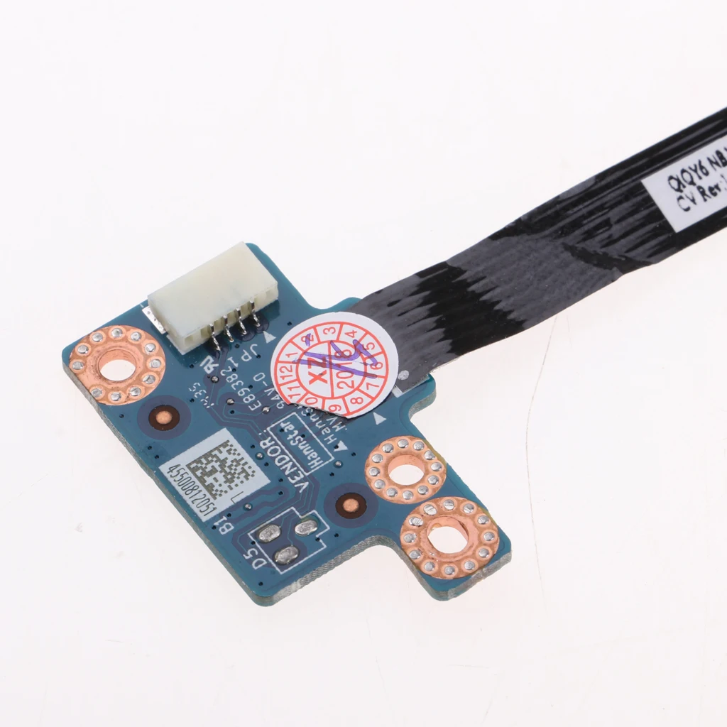 Laptop Power Button Board Switch w/ Cable Replacement for  Lenovo IdeaPad Y510P NS-A032, Pack of 1