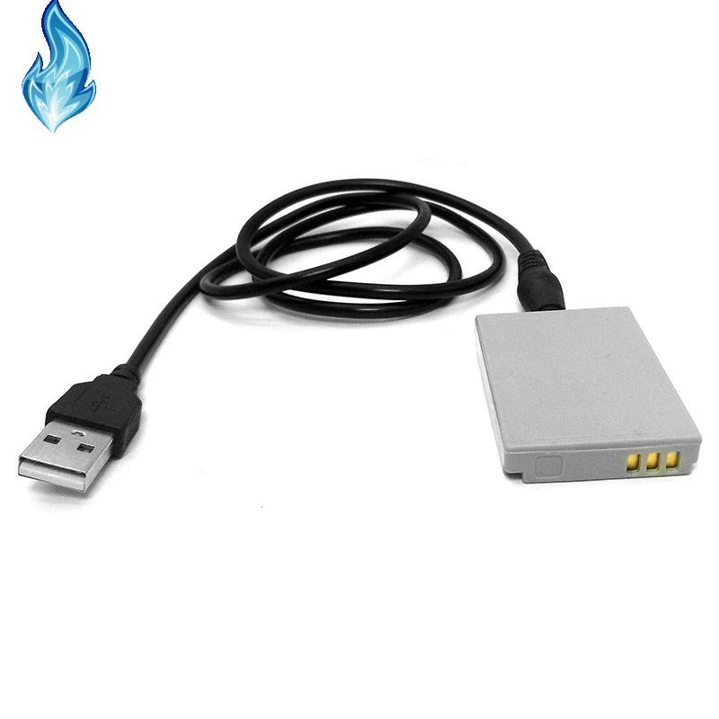 NB-5L DR-30 DC соединитель + 5V USB кабель питания для камеры Canon Power shot S100 SD970 SD990 SX200 SX210 850 860