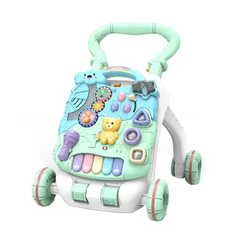 Multifunction Anti-rollover Walker Toy for 6-18 Months Baby