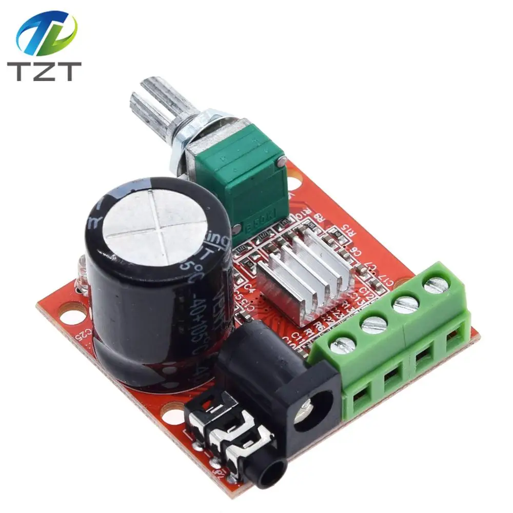 12 В Mini Hi Fi PAM8610 плата аудио стереоусилителя 2X10W двухканальный D класс (высокая