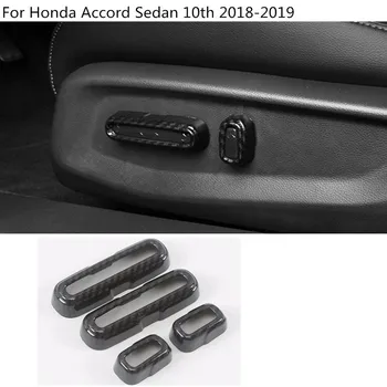 

Car Styling Inner Detector Seat Adjustment Knob Button Switch Frame Lamp Trim 4pcs For Honda Accord Sedan 10th 2018 2019 2020