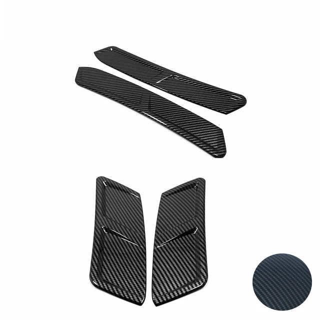 For Hyundai Tucson L NX4 2021 2022 Car Front Rear Wheel Eyebrow Trims Side Body Shape Garnish Cover Exterior Decor Accessories Carbon 4pcs