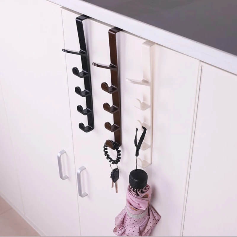 

1pc Home Storage Organization Five Section Hooks For Bags Bedroom Hanger