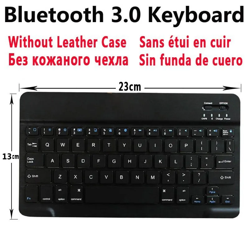 Only Keyboard Английский, испанский блютус клавиатура сделана в России чехол для Apple iPad Air 3 3rd 10,5 A2152 A2153 A2123 Pro 10,5 A1701 A1709 крышка - Цвет: Only Keyboard