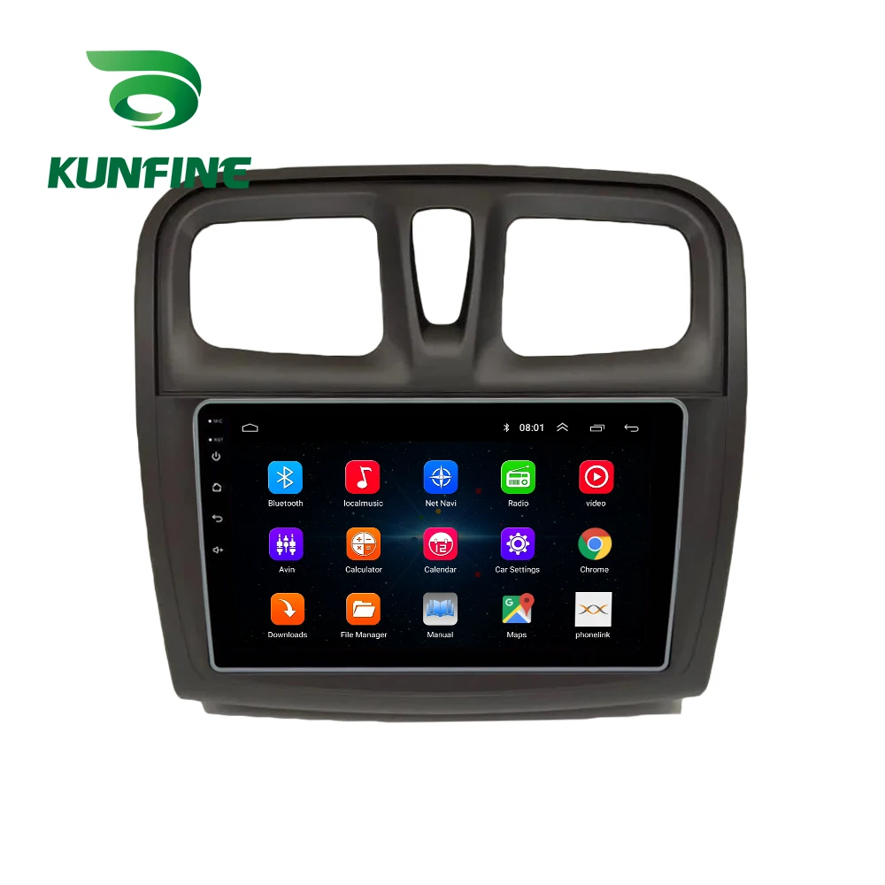 Магнитола с GPS навигацией Восьмиядерный процессор Android 10 0 для Renault sandero symbol 2014 2015