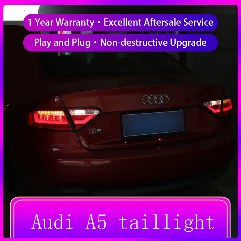 

Для AUDI A5 светодиодный задний фонарь 2007 -2009 год светодиодный Задние огни с последовательным indirector