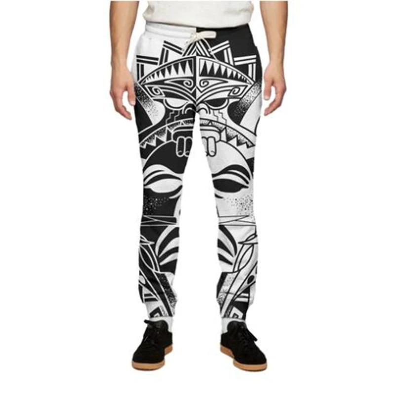 

MODAVELOCE Print Virapocha Sweatpants Men's Casual Pants Gym Track Pants For Men Elastic Trousers Gym Track Pants For Men