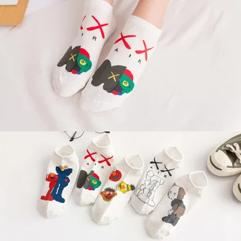 

Socks ladies students sesame street boat socks short socks female socks street hip hop tide socks 20 new recommended cute socks