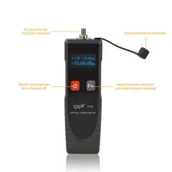 

wireless power meter small power meter digital power quality meter Handheld optical power meter WT65