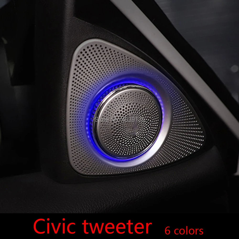

Suitable for ten generations of Civic tweeter rotary horn atmosphere light 3D stereo door A pillar light modification
