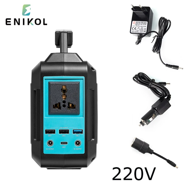 40000mAh Portable Solar Generator System Car Jump Starter 110V 220V Power Bank Station Home Outdoor Emergency Power Supply 148Wh 220V