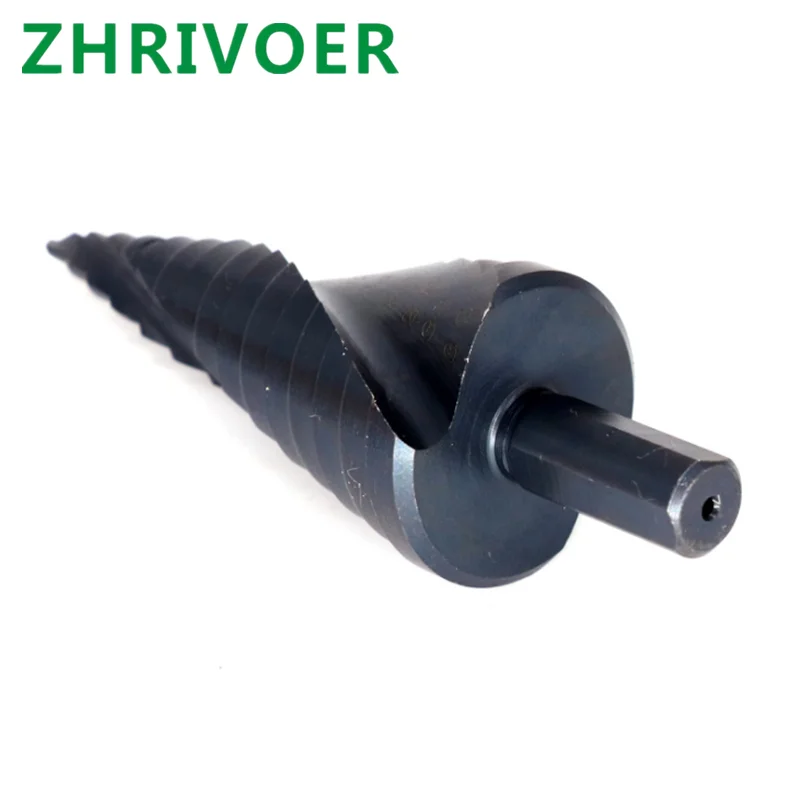Spiral groove step bit set 4-32mm high speed steel hexagonal shank reamer pagoda drill