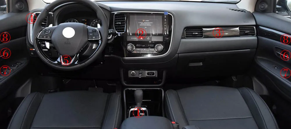Numbers in car