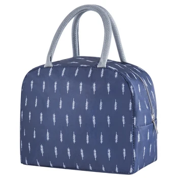 

Unisex Water Resistant Reusable Insulated Lunch Tote Bag Multi-color Portable Lunch Bags Casual Printed Luch Tote for Picnic
