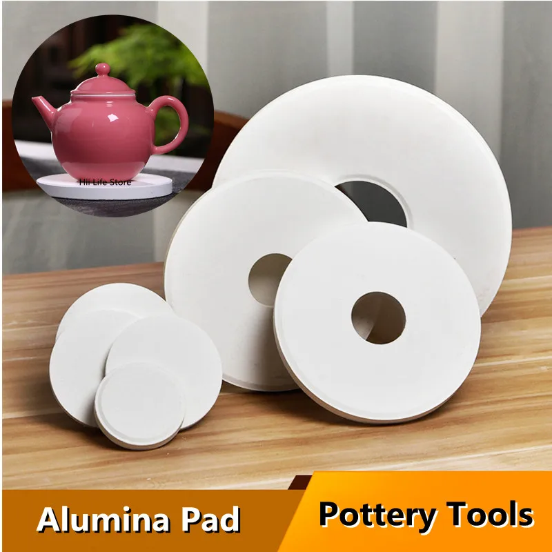 Large Alumina Refractory Pad Can Be Reused High Temperature Resistant Glaze Anti-sticking Bottom Plate Pottery Firing Tools