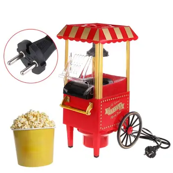 

110V 220V Useful Vintage Retro Electric Popcorn Popper Machine Home Party Tool