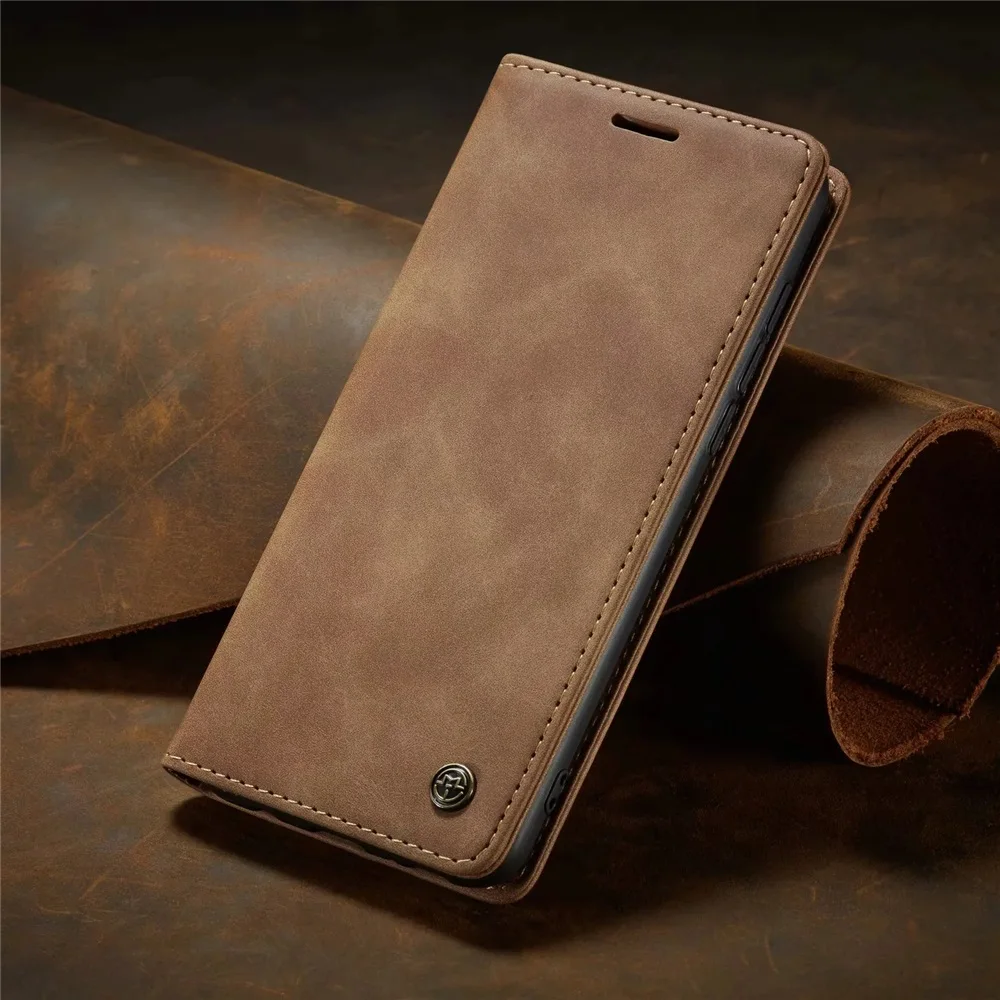 Matte Leather Flip Cover for Samsung A71 A51 A70 A50 A40 A30 A20 A10 Wallet Case S21 5G S20 Ultra Note 10 Plus S10 S10e S9 S8 S7 best case for samsung Cases For Samsung