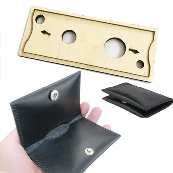 

Japan Steel Blade Die Cut Steel Punch Bifold Wallet Card holder Cutting Mold Wood Dies for Leather Crafts